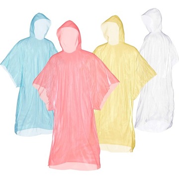 Poncho BORA.basics wielokolorowy 11szt