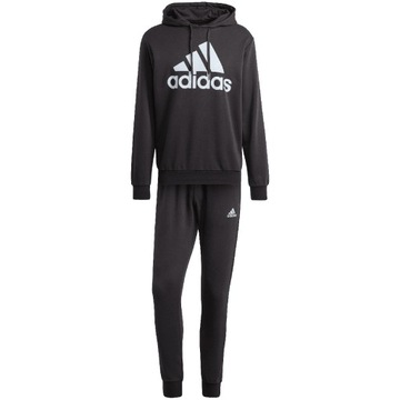 ADIDAS PÁNSKA BAVLNENÁ TEPLÁKOVÁ SÚPRAVA BIG LOGO TERRY TRACK SUIT ČIERNA IJ8555 r.L