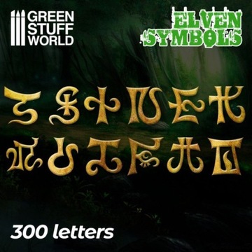 Elven Runes Symbols - 300 letters runy elfów
