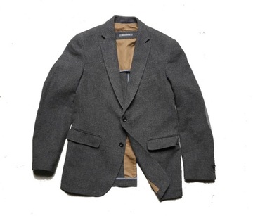 Marc O'Polo marynarka blazer casual 100% wełna łaty męska 48 | M
