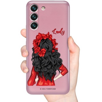 Etui Metaliczne Różowy do SAMSUNG S22 GIRLS Wzory
