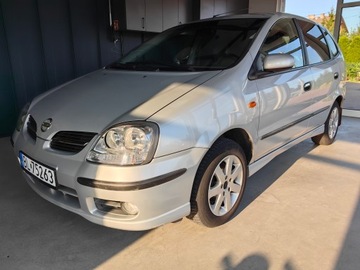 Nissan Almera II Sedan 1.8 16V 116KM 2006 NISSAN ALMERA TINO 1.8 benzyna, Automat, Kamera, Navi, Skóra klimatronik