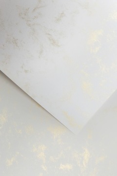Papier arkusz ozdobny MARMUR ZŁOTY A4 120g 50ark