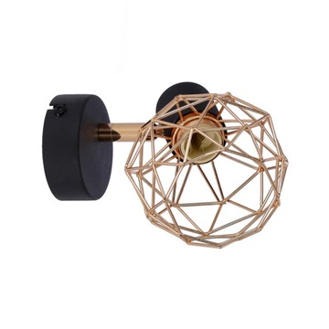 Kinkiet Acrobat Candellux Czarno Złoty E14 40 W