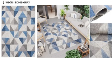 Уличный ковер 120x170 Терраса Балкон Природа