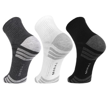 Skarpety 3/4 Męskie Sportowe 3 Pary 43/45 MORAJ