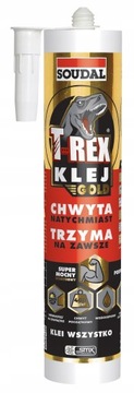 SOUDAL T-REX GOLD KLEJ MONTAŻOWY HYBRYDOWY 290ML