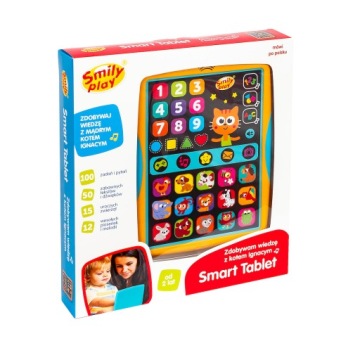 SMILY PLAY Розвивальний SMART Планшет Здобуваю знання з котом Ігнатій, +2 роки