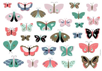 Auzou Набор металлических и неоновых наклеек 3+