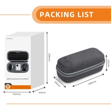 СУМКА ДЛЯ INSTA360 GO 3 АКСЕССУАРЫ СУМКА ДЛЯ КАМЕРЫ