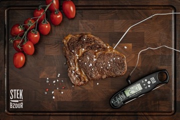 Цифровой кухонный термометр для мясных стейков, пищевых продуктов STEK BZDUR, ЖК-зонд