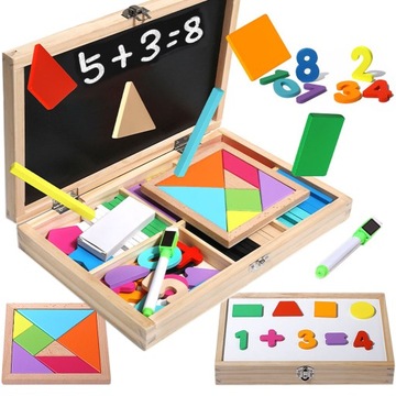 TABLICA KREDOWA SUCHOŚCIERALNA MAGNESY MATEMATYKA