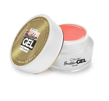 Żel Budujący Do Przedłużania Paznokci Clavier 10g PEACH