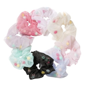 Damskie gumki do włosów Scrunchie w kucyk