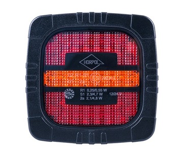 LAMPA PRZYCZEPKI PRZYCZEPY LAWETY POMOC 12/24V LED