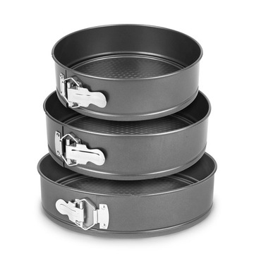 Набор из 3 форм для выпечки КРУГЛОЙ ПЛИТКИ ДЛЯ ТОРТА