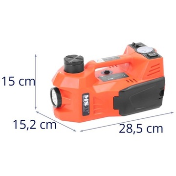 ЭЛЕКТРИЧЕСКИЙ АВТОМОБИЛЬНЫЙ ПОДЪЕМНИК - 12 В - 5 Т - КОМПЛЕКТ ДЛЯ ЗАМЕНЫ КОЛЕСА -