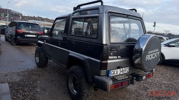 Daihatsu Rocky II Soft Top 2.8 TD 102KM 1993 Daihatsu Rocky 2.8tdi 4x4 bardzo ladny stan rama zdrowa napedy sprawne sz, zdjęcie 11