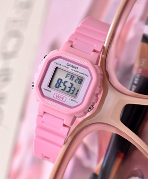 ZEGAREK DZIECIĘCY CASIO LA-20WH-4A1DF + BOX ZEGAREK DLA DZIEWCZYNKI PREZENT