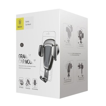 Гравитационный держатель Baseus для решетки автомобиля.