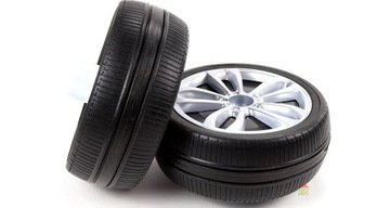 KOŁO BMW X6 EVA - PRZÓD/TYŁ do aut na akumulator