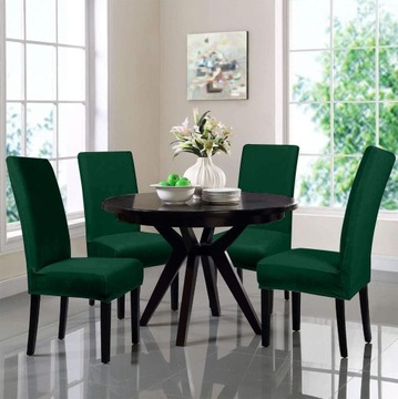 Чехлы на стулья 6 шт. UNIVERSAL Гибкий чехол на стул Графит