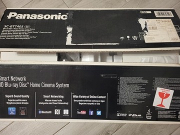 Kino domowe PANASONIC SC-BTT405 pudełko opakowanie karton