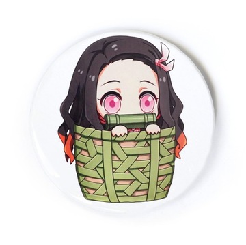 Przypinka anime Demon Slayer Nezuko 58 mm