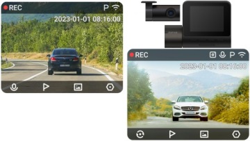 Видеорегистратор 70MAI A200 + задняя камера RC11