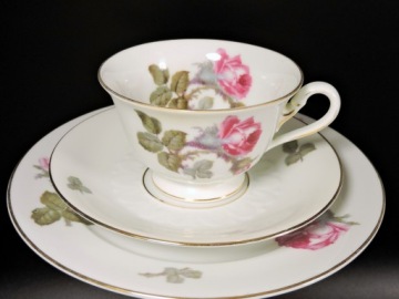 Сервиз Rosenthal Empire антикварный 1930 г. роза на 6 персон