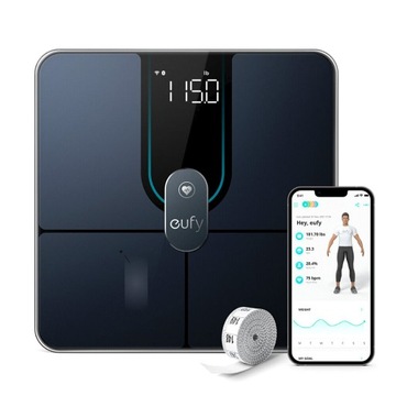 Весы для ванной комнаты Anker Eufy Smart Scale P2 Pro, черные