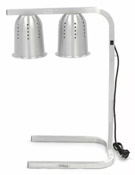Podwójna lampa grzewcza 2 lampy + 1 pojemnik GN 1/1 55W Maxima 09362041