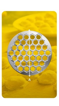 РЕЗКА ДЛЯ ПЕЛЬЦЕВ УША НА 37 КУСКОВ РАВИОЛИ