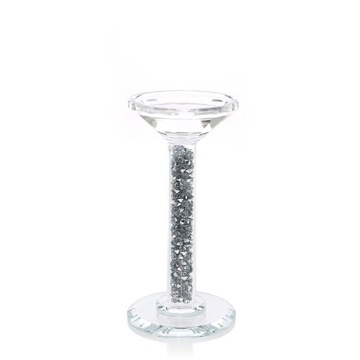 Набор декоративных стеклянных подсвечников