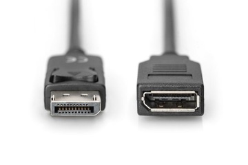 DisplayPort 1.2 «папа» — «мама» Удлинительный кабель 4K, 2 м