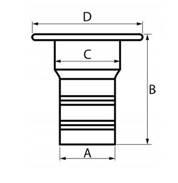 НЕРЖАВЕЮЩАЯ ТОПЛИВОНАЛИВНАЯ КАМЕРА 38 мм C12795