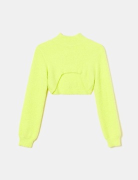 B9D009 ZIELONY KRÓTKI SWETER TALLY WEIJL L
