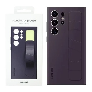 ORYGINALNE ETUI NA SAMSUNG GALAXY S24 ULTRA STANDING GRIP CASE FIOLETOWE