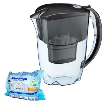 Dzbanek filtr Aquaphor Jasper Czarny + B25 Maxfor