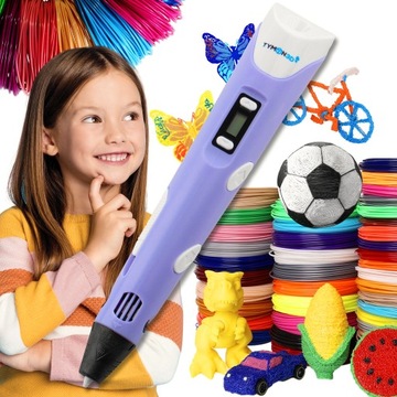 3D РУЧКА ДЛЯ ДЕТЕЙ 3D РУЧКА 3D ПРИНТЕР + 210 М НАБОР ШАБЛОНОВ XXL