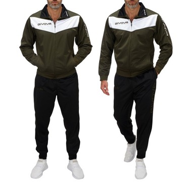 TR018-17 r. 4XL GIVOVA VISA MĘSKI KOMPLET DRESOWY