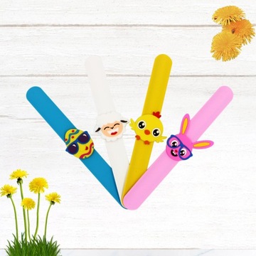 Пасхальные браслеты Силиконовые браслеты 4 шт.