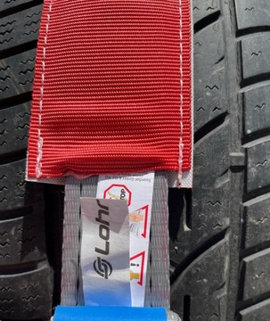 4x транспортировочный ремень 50 мм 5T 75 см Крючки для травы LOHR Поворотные прорезиненные ручки