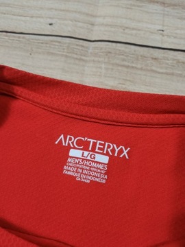 ARC'TERYX Koszulka Męska Pomarańczowa Logowana r. L