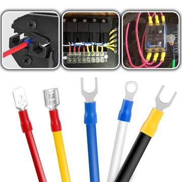 НАБОР ИЗОЛИРОВАННЫХ АВТОМОБИЛЬНЫХ РАЗЪЕМОВ 280 ШТ. Электрические зажимы