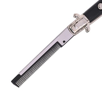 Металлическая расческа с пружиной для парикмахерских услуг