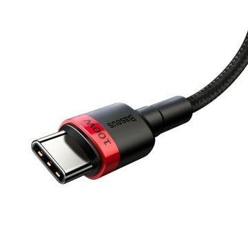 Kabel USB-C - USB-C 5A 100W FAST QC 3.0 PD 2.0 2m