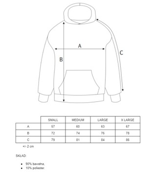 СВИТШОТ ALPINE PIETRZAK УНИСЕКС S-XL СИНИЙ