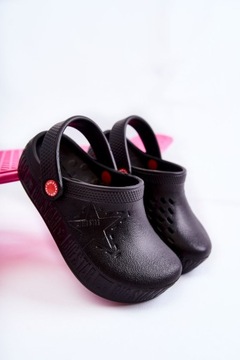 Детские черные сабо Big Star II375001