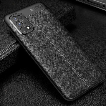 ETUI IPAKY SKÓRA PANECRNE+SZKŁO 9D DO REALME 7 PRO